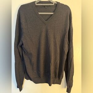 Express Men's Gray V-Neck Sweater  Italian Merino 

feel free to make an offer